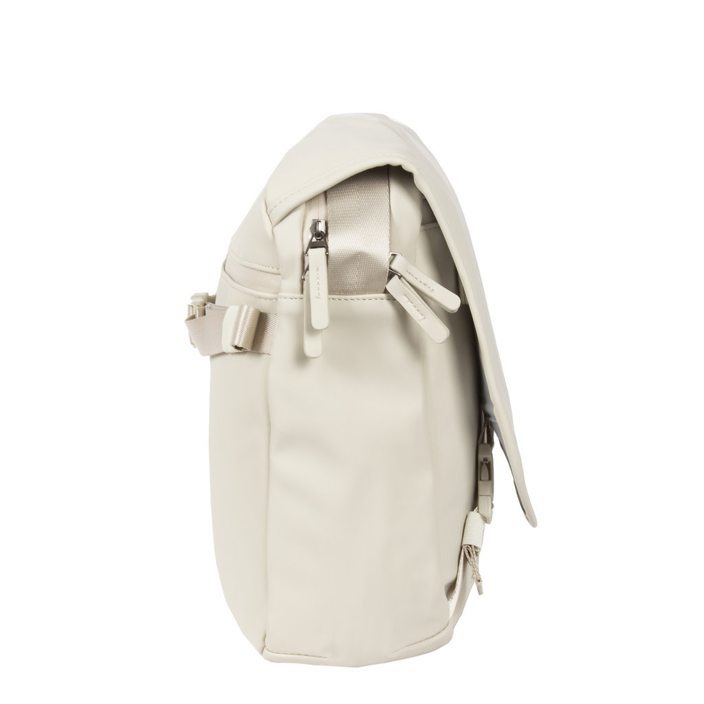 New Rebels ® William - Computer Schoudertas - Beige 10L  - Waterafstotend