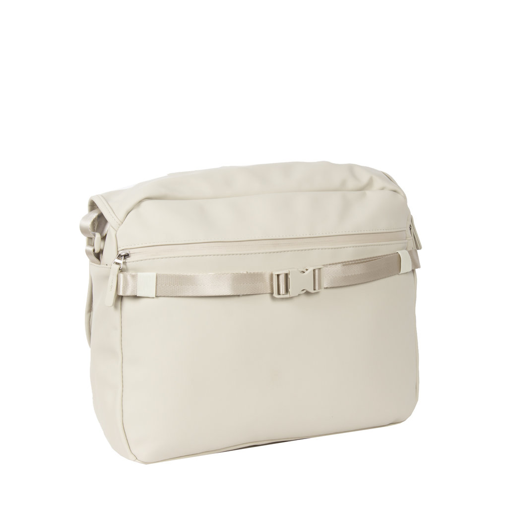 New Rebels ® William - Computer Umhängetasche - Beige 10L -  Wasserabweisend