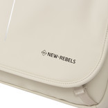 New Rebels ® William - Computer Umhängetasche - Beige 10L -  Wasserabweisend