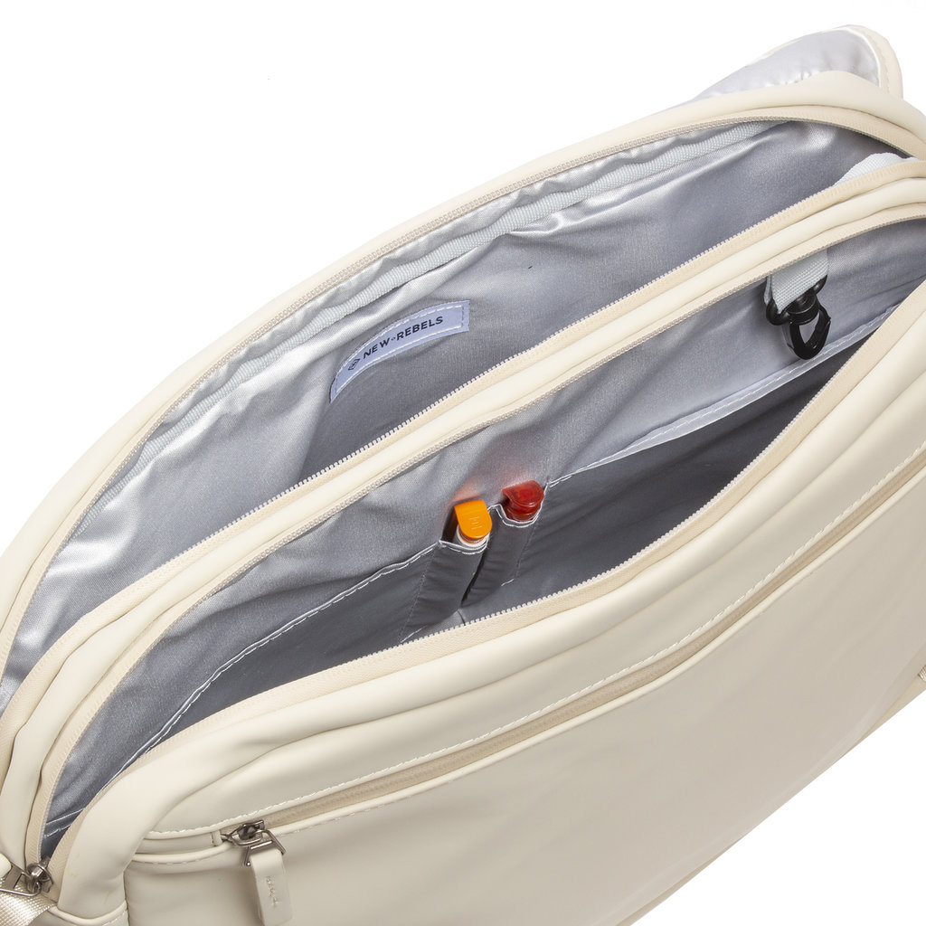 New Rebels New Rebels ® William - Shoulderbag - Beige 10L -  Water Repellent