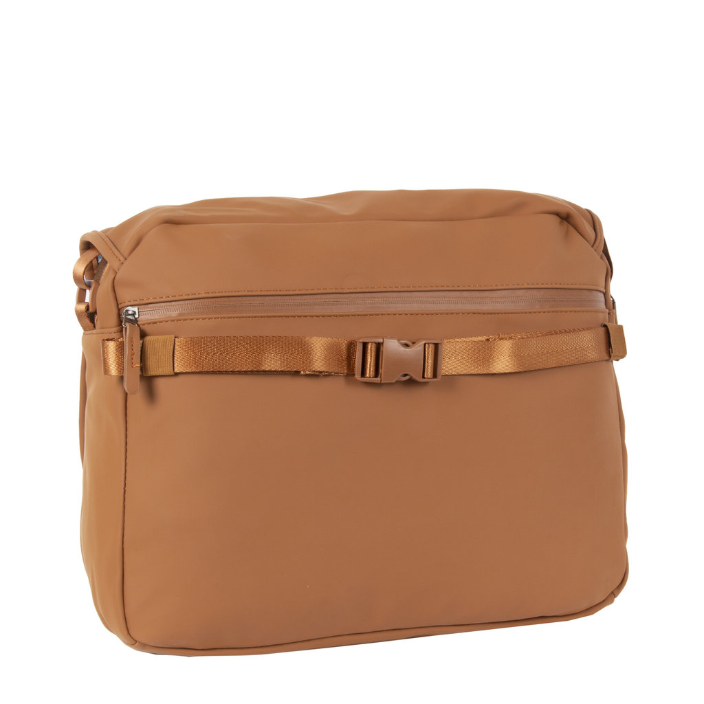 New Rebels ® William - Computer Umhängetasche - Cognac 10L -  Wasserabweisend