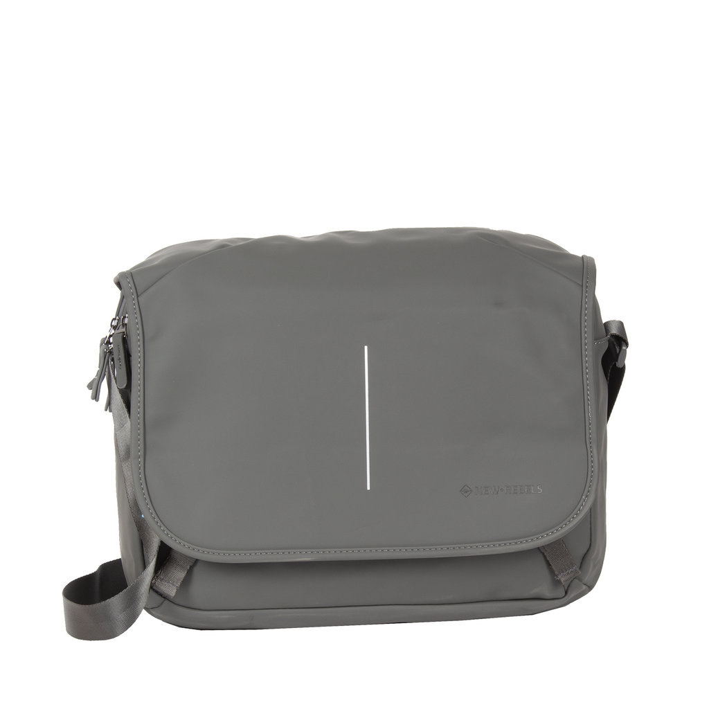 New Rebels New Rebels ® William - Umhängetasche - Grau 10L -  Wasserabweisend