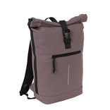 New Rebels Mart New York Violett 19L Rucksack Rolltop Wasserabweisend Laptop 15.6