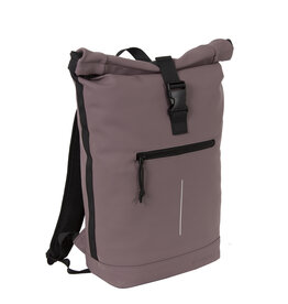 New Rebels New Rebels Mart New York Oud Paars 21L Rugtas Rolltop Waterafstotend Laptop 15.6"