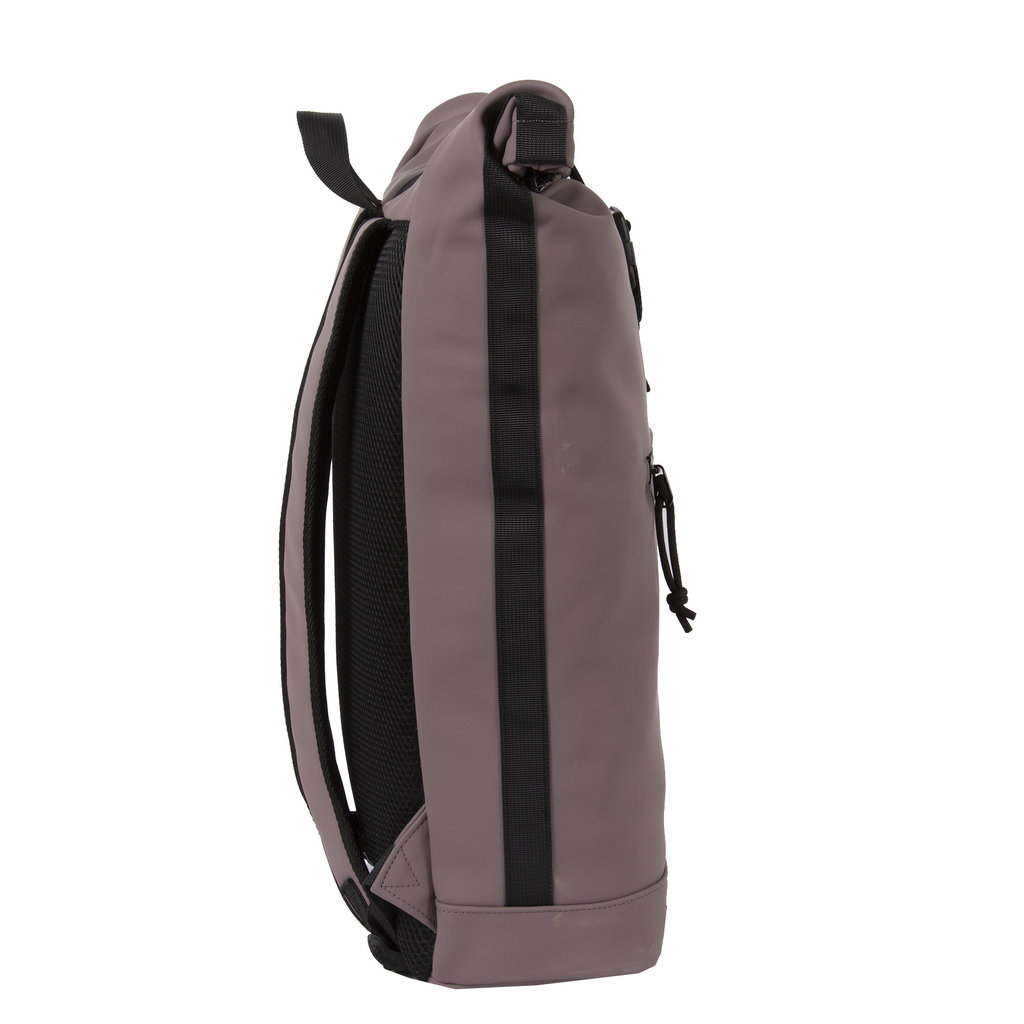 New Rebels Mart New York Violett 19L Rucksack Rolltop Wasserabweisend Laptop 15.6