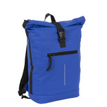 New Rebels Mart New York Cobalt Blue 19L Backpack Rolltop Water Repellent Laptop 15.6