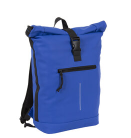 New Rebels New Rebels Mart New York Cobalt Blue 21L Backpack Rolltop Water Repellent Laptop 15.6"