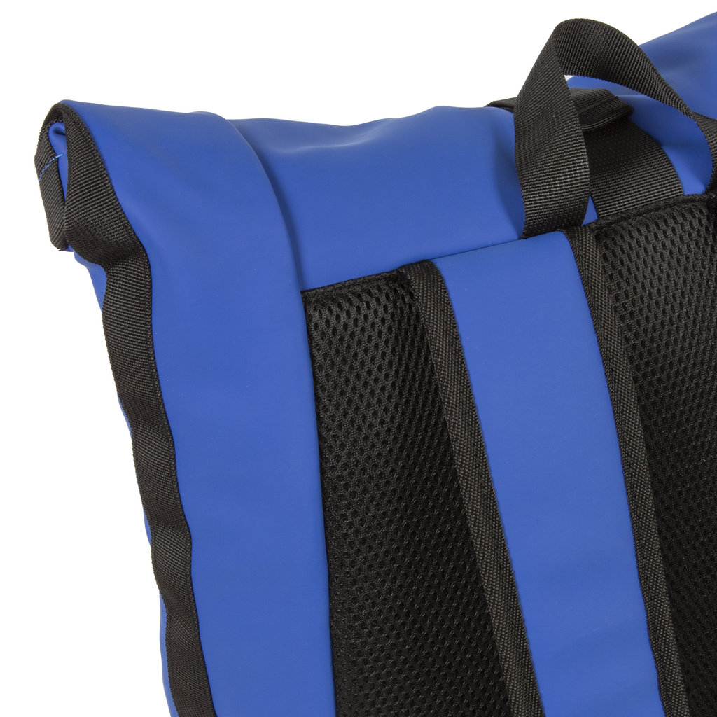 New Rebels Mart New York Kobaltblauw 19L Rugtas Rolltop Waterafstotend Laptop 15.6