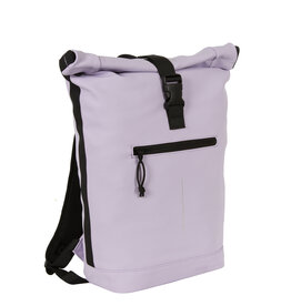 New Rebels New Rebels Mart New York Lila 21L Rucksack Rolltop Wasserabweisend Laptop 15.6"