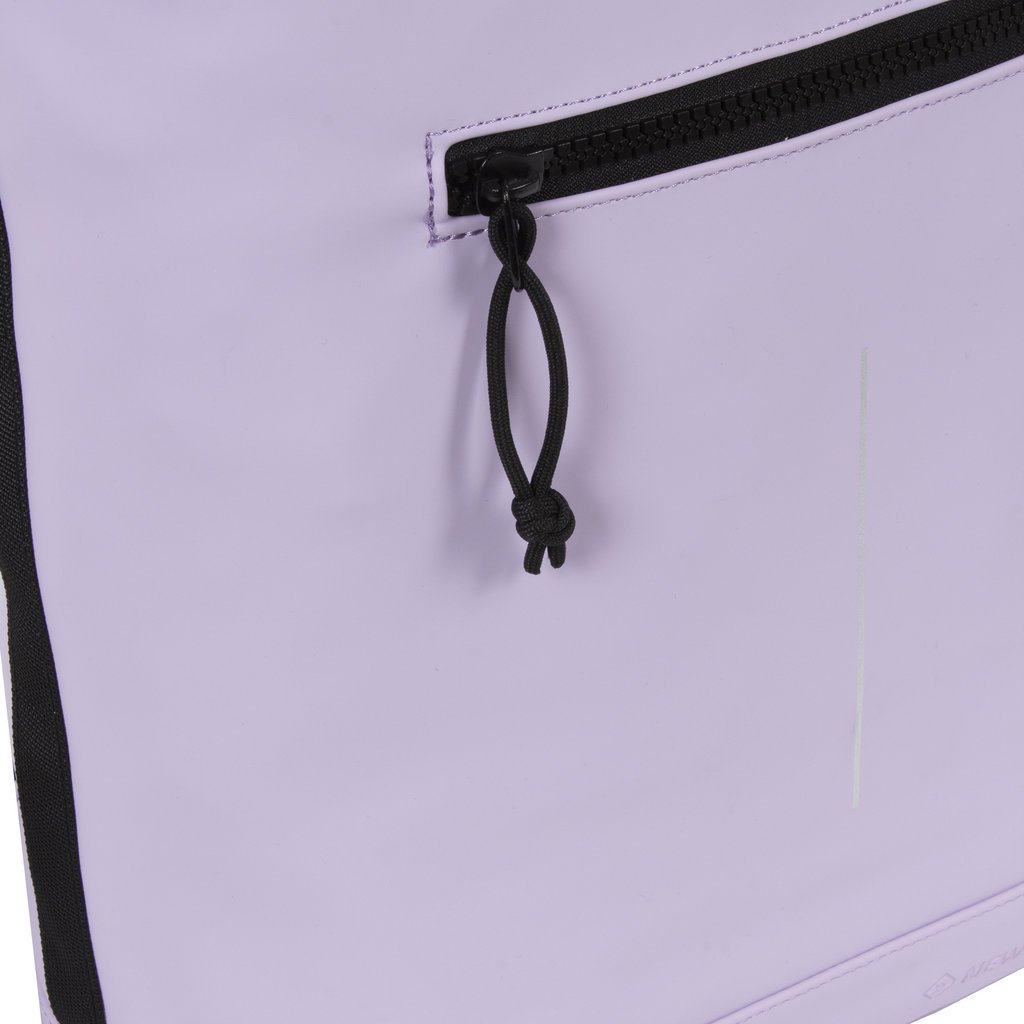 New Rebels New Rebels Mart New York Lila 21L Backpack Rolltop Water Repellent Laptop 15.6"