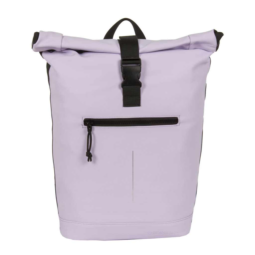 New Rebels New Rebels Mart New York Lila 21L Rugtas Rolltop Waterafstotend Laptop 15.6"
