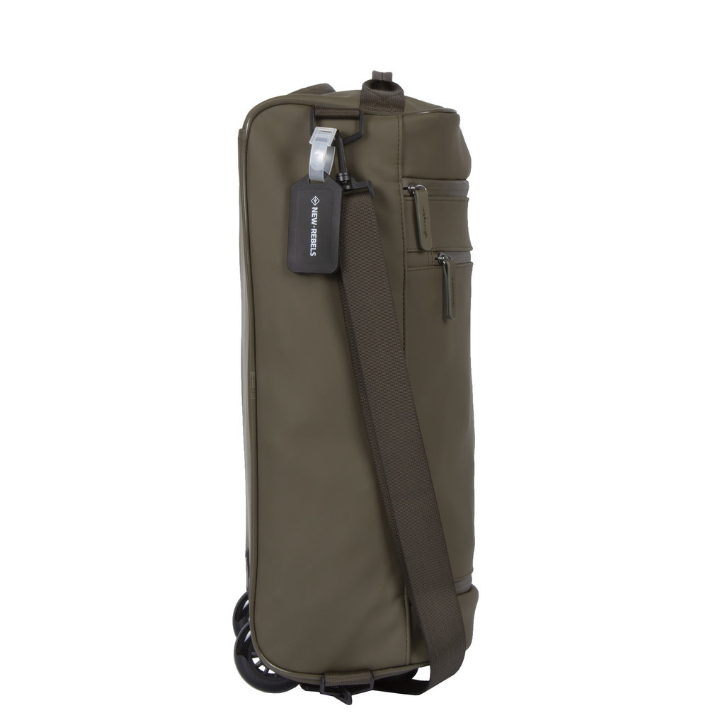 New Rebels New Rebels Harper Laredo Olive Green 29L On Board Trolley Wheeled suitcase Water-repellent suitcase