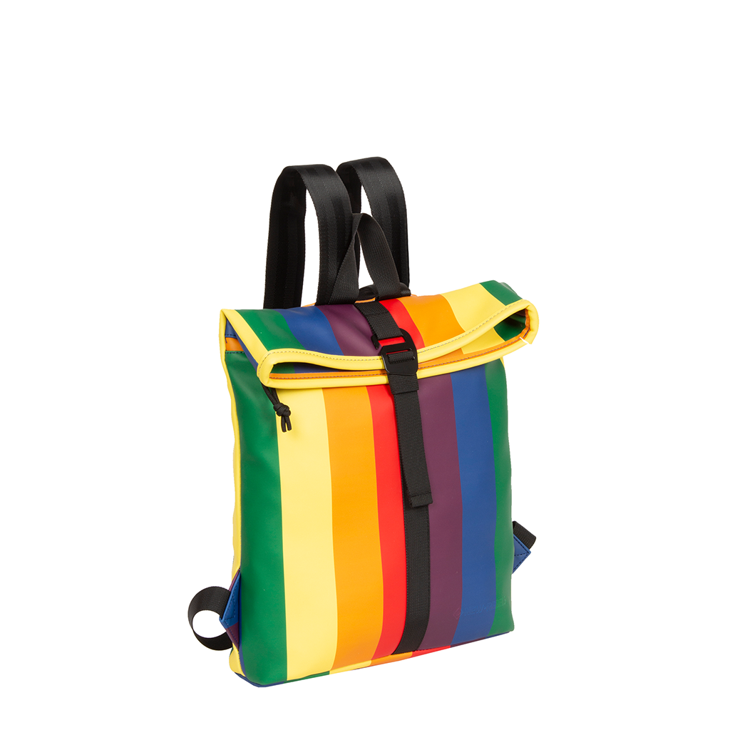 New Rebels ® Rainbow Rolkltop Backpack Mini 27X8X33CM