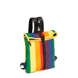 New Rebels ® Rainbow Rolltop Rucksack Mini 27X8X33Cm - Rainbow