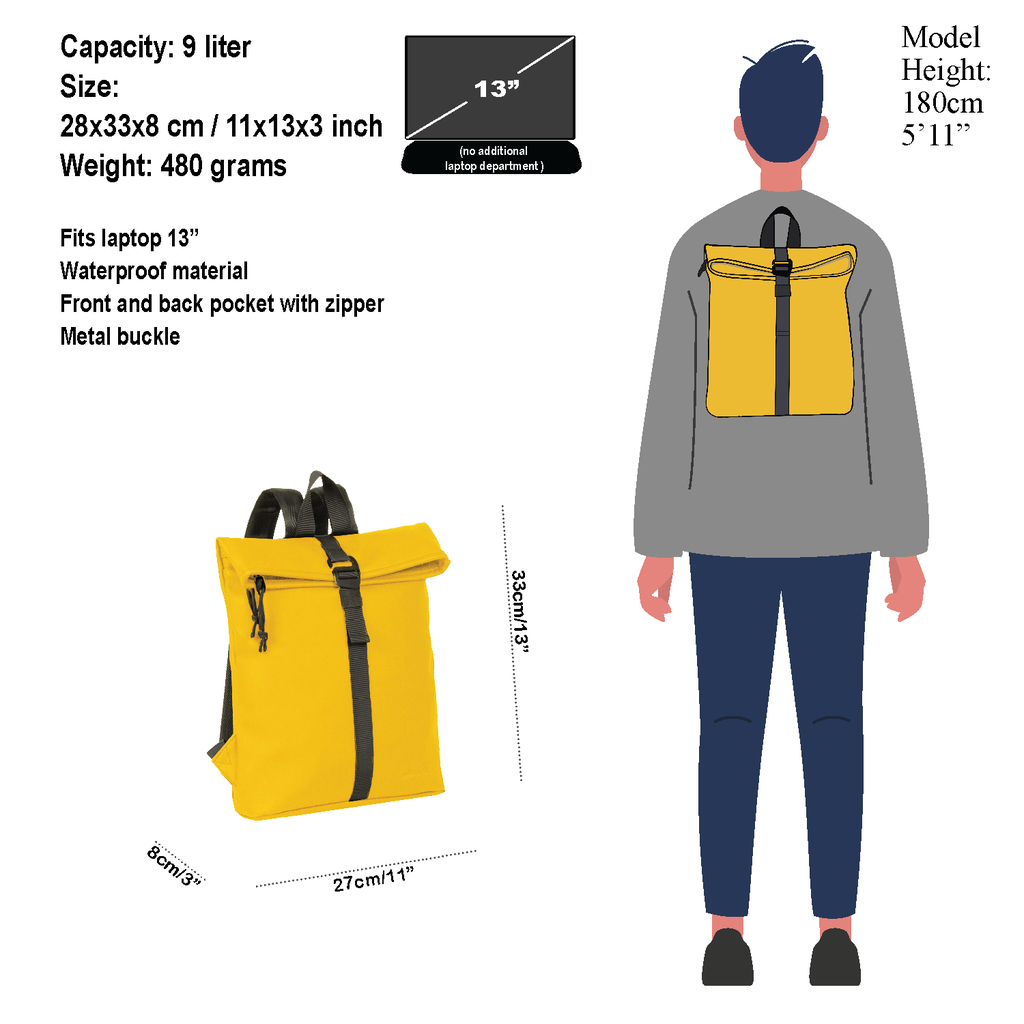 New-Rebels® Mart - Backpack - Yellow IV - Backpack - New Rebels