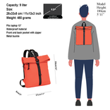 New Rebels ® Mart - rolltop - Backpack - Orange - Small II - Backpack