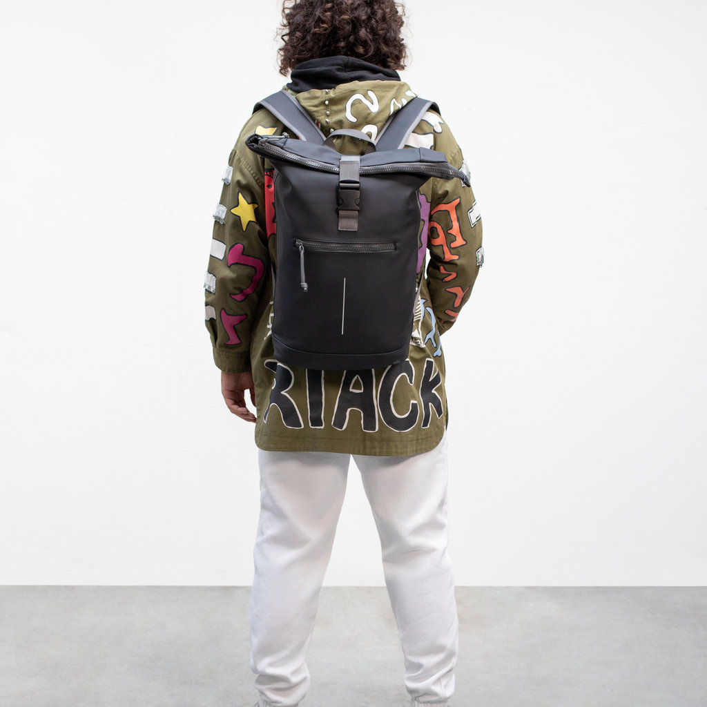 New Rebels New Rebels ® Tim Rugzak Waterafstotend Zwart/Grijs