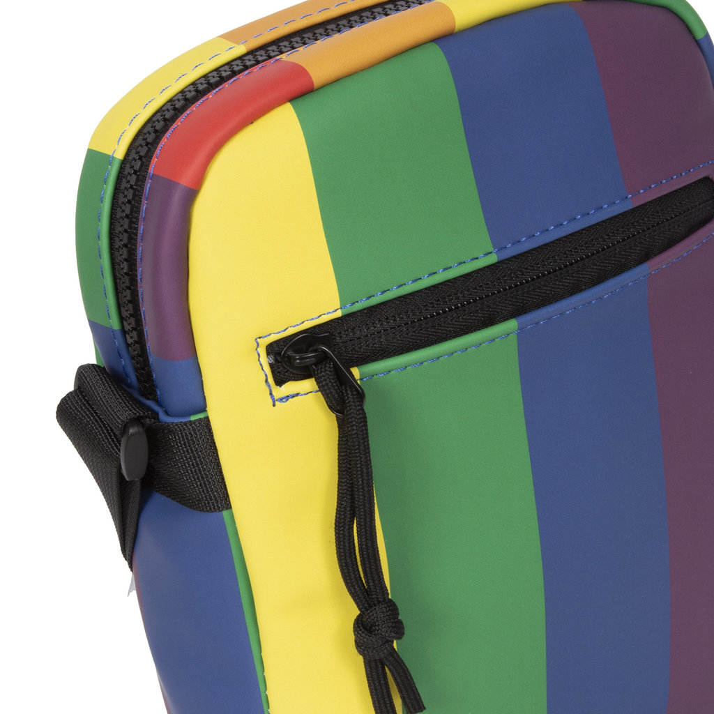 New Rebels ® Mart - Shoulder Bag - Crossbody Bag - Top Zip - Rainbow