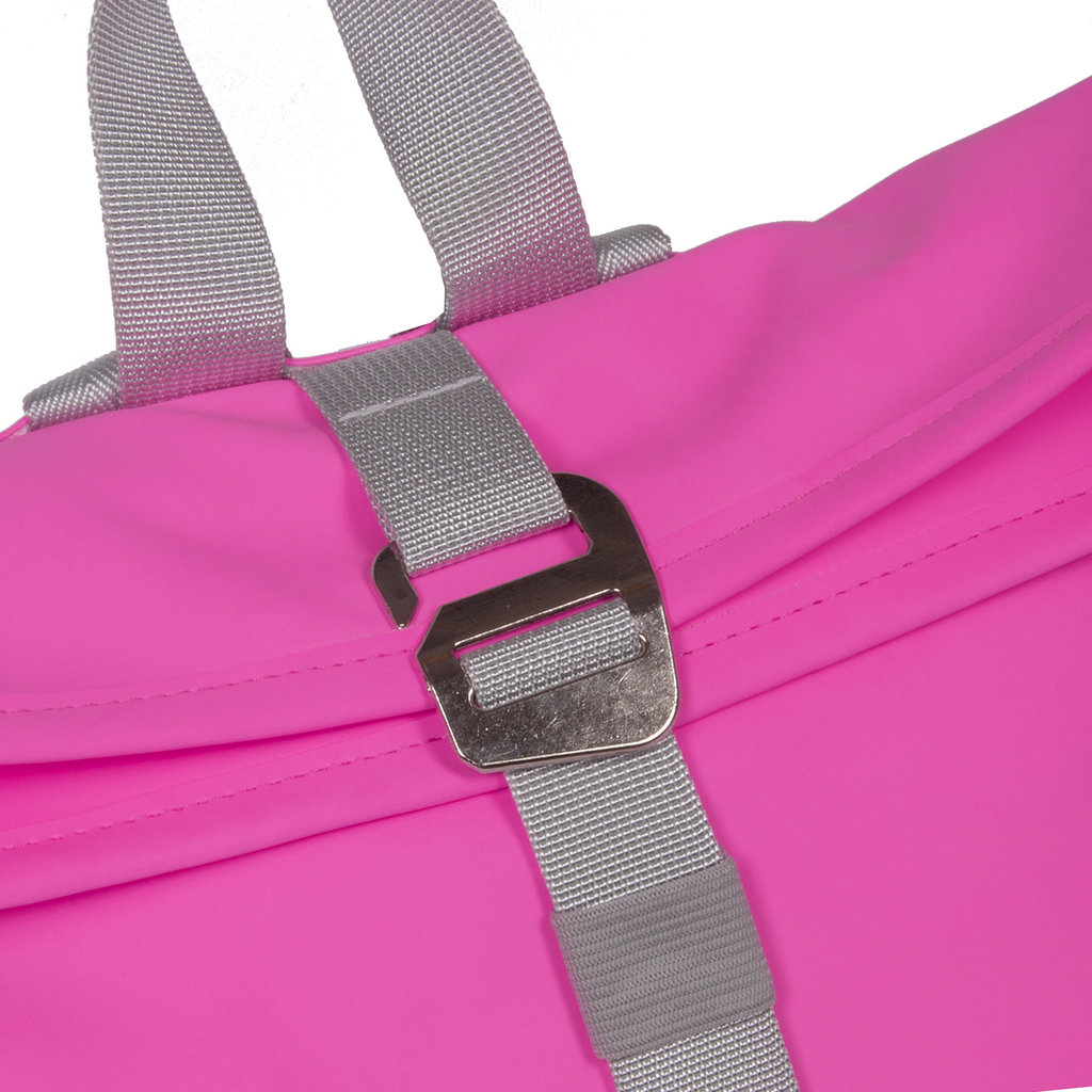 New Rebels Mart Los Angeles Neon Roze Mini 7L Rolltop Rugzak Waterafstotend