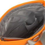 New Rebels Mart Los Angeles Neon Orange Small 7L Rolltop Backpack Water Repellent