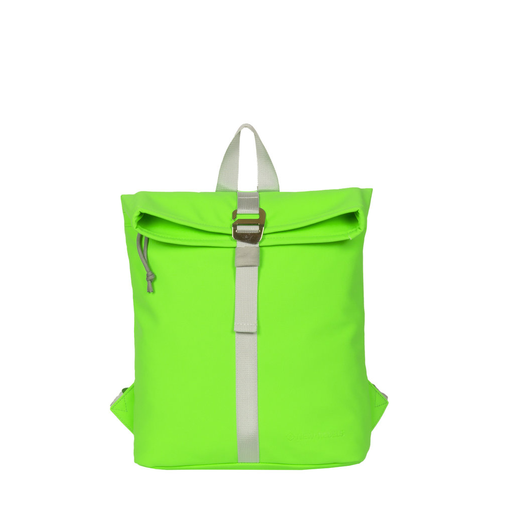 New Rebels Mart Los Angeles Neon Grün Small 7L Rolltop Rucksack Wasserabweisend