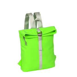 Mart Los Angeles Neon Green Small 7L Rolltop Backpack Water Repellent