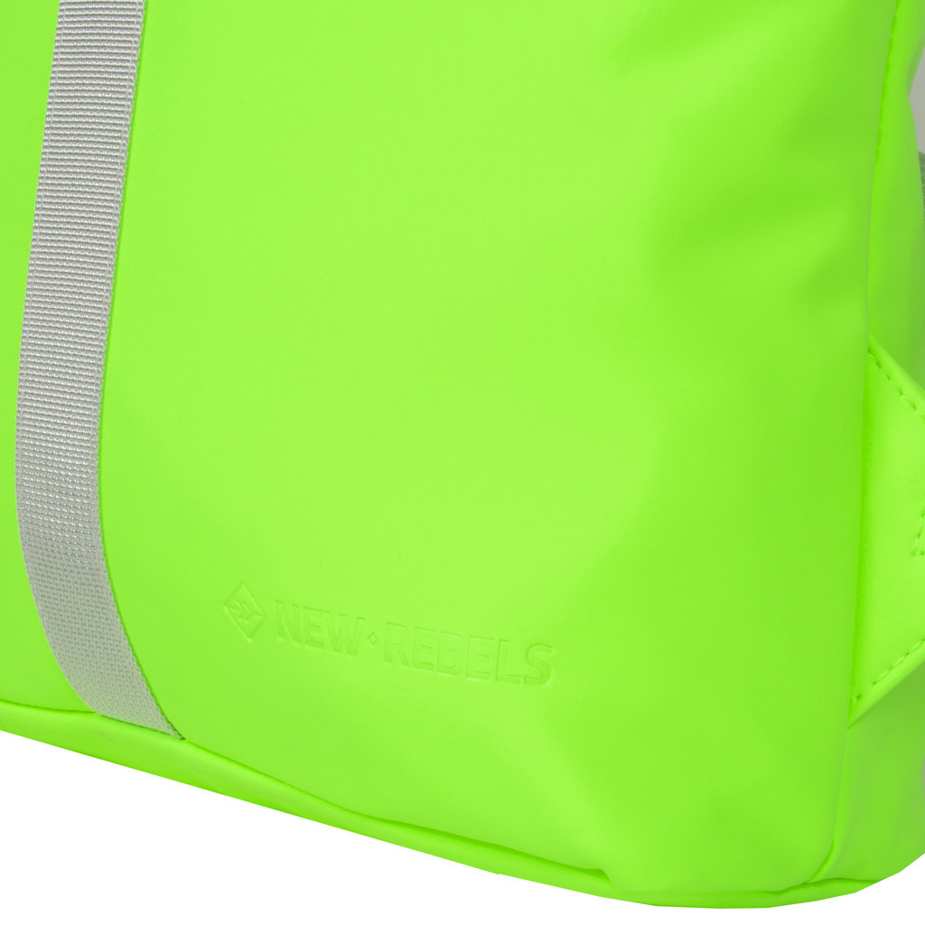 New Rebels Mart Los Angeles Neon Groen Mini 7L Rolltop Rugzak Waterafstotend