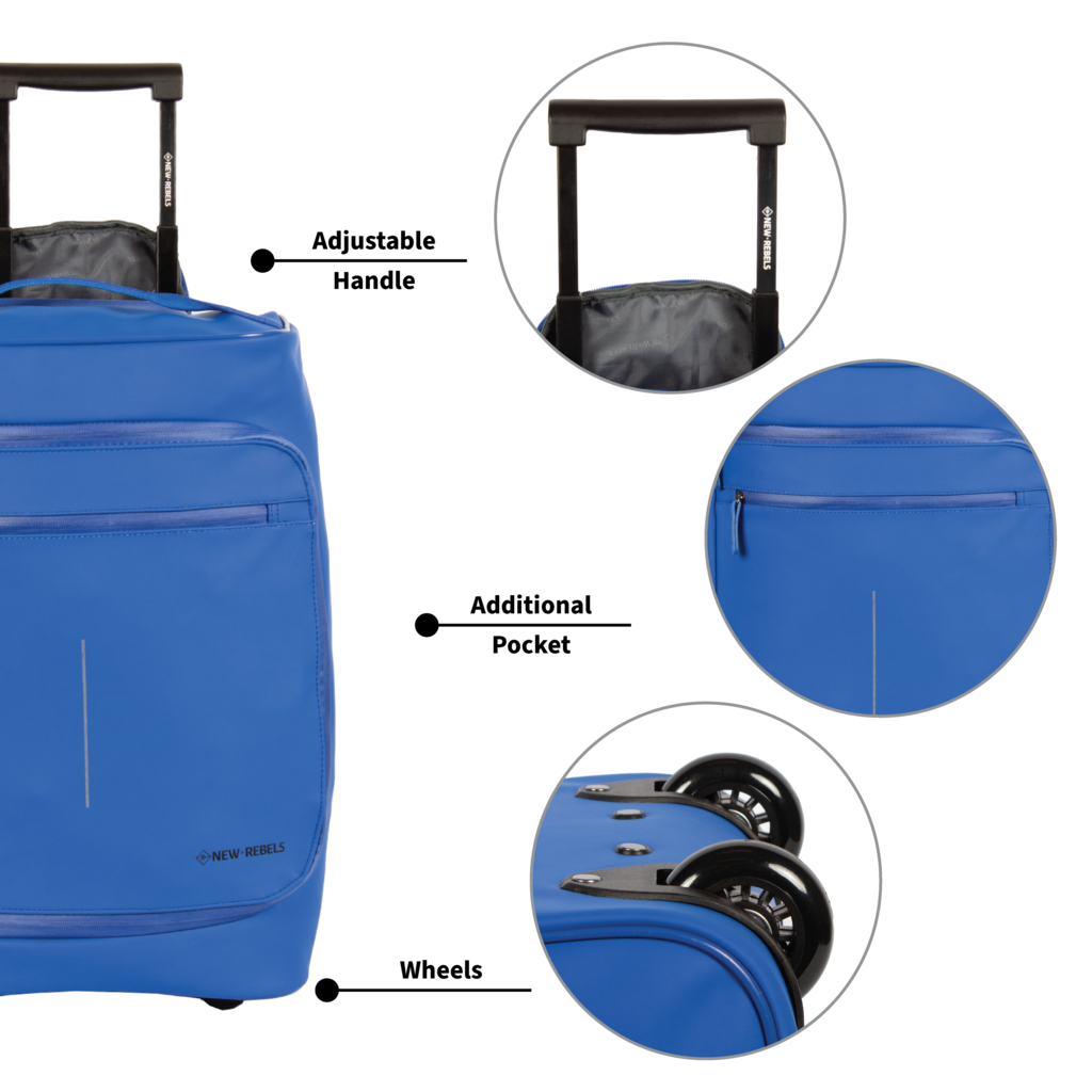 New Rebels New Rebels Harper Laredo Kobaltblau 29L On Board Trolley Wasserabweisend