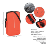 New Rebels ® Mart - Wasserabweisend - Handytasche - Orange