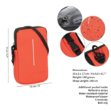New Rebels New Rebels ® Mart - Waterafstotend - Telefoontas  - Telefoontasje - Orange