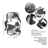 New Rebels ® Mart - Water Repellent - Phone Pocket - Army Camouflage Grey