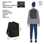 New Rebels ® Mart - Rucksack - Schwarz IV - Rucksack