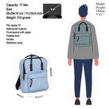 New Rebels ® Mart - Backpack - Soft Blue IV - Backpack