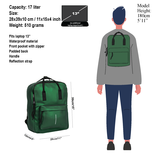 New Rebels ® Mart - Backpack - Metallic Green IV - Backpack