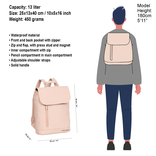 New Rebels New Rebels Daley Washington Rosa 10L Rucksack Wasserabweisend