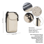 New Rebels New Rebels ® Mart Waterafstotend Telefoontas Beige