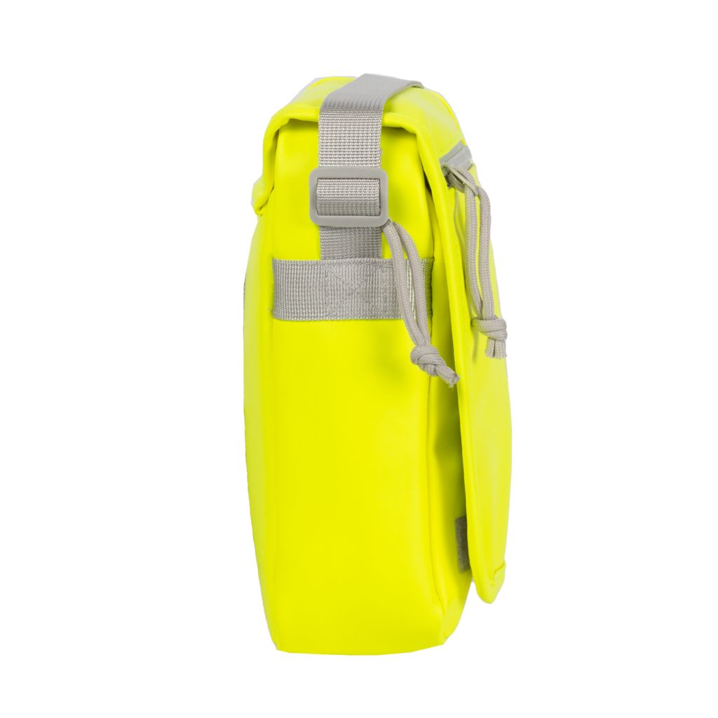 New Rebels ® Mart - Small - Mit Überschlag - Umhängetasche Bag - Crossbody Bag - Gelb Neon