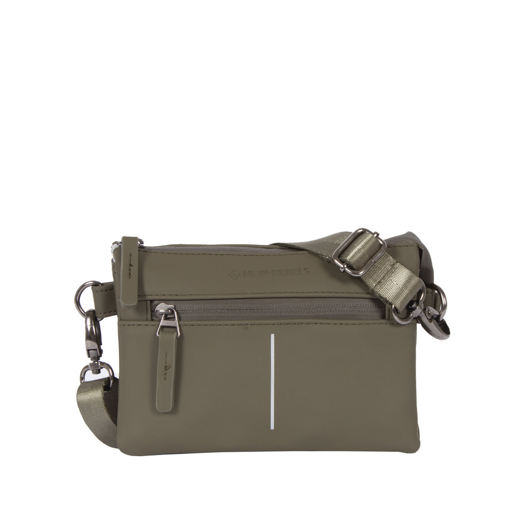 New Rebels New Rebels Linde Jersey City Small Shoulder Bag Olive