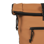 New Rebels  Mart New York Cognac 19L Rugtas Rolltop Waterafstotend Laptop 15.6