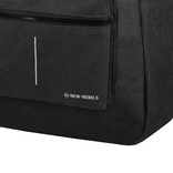 New Rebels New Rebels Boyan New Orleans Zwart 17L Rugzak Gerecycled Nylon