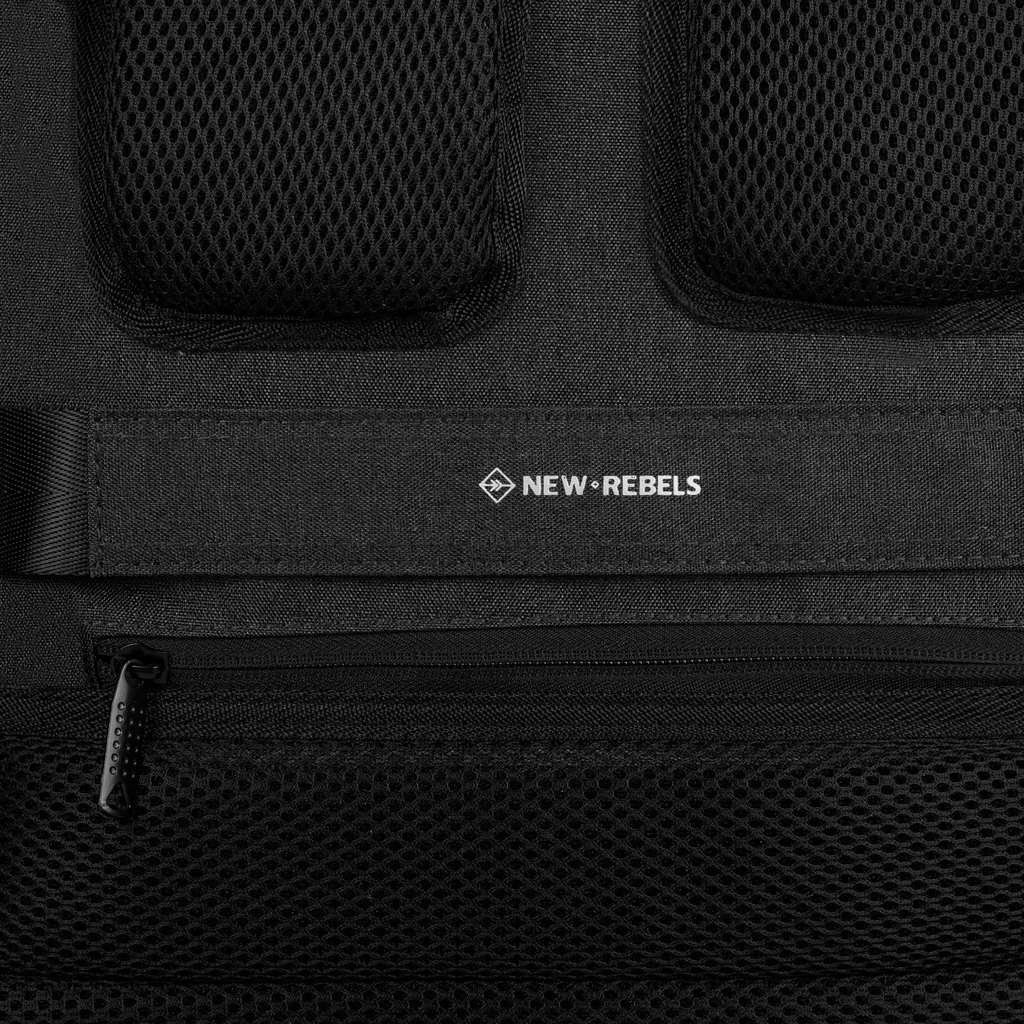 New Rebels New Rebels Boyan New Orleans Zwart 17L Rugzak Gerecycled Nylon