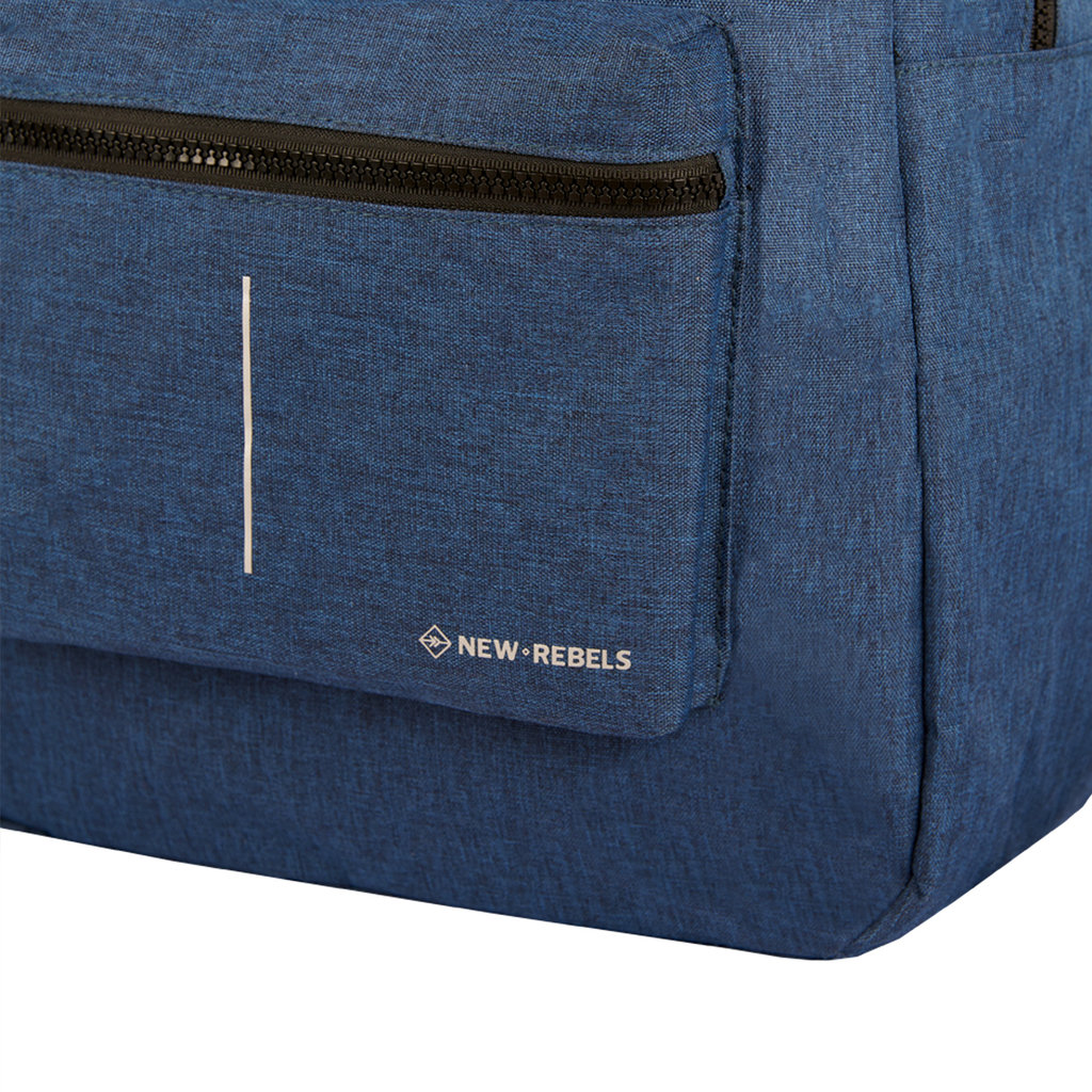 New Rebels New Rebels Boyan New Orleans Navy 17L Rugzak Gerecycled Nylon