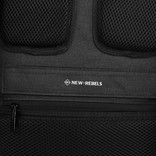 New Rebels Boyan  New York Zwart 19L Rolltop Rugzak Gerecycled Nylon