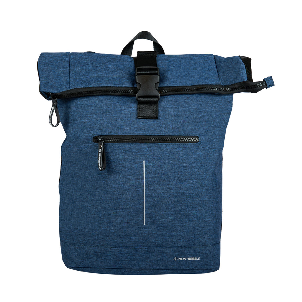 New Rebels Boyan  New York Marineblau 19L Rolltop Rucksack Recyceltes Nylon