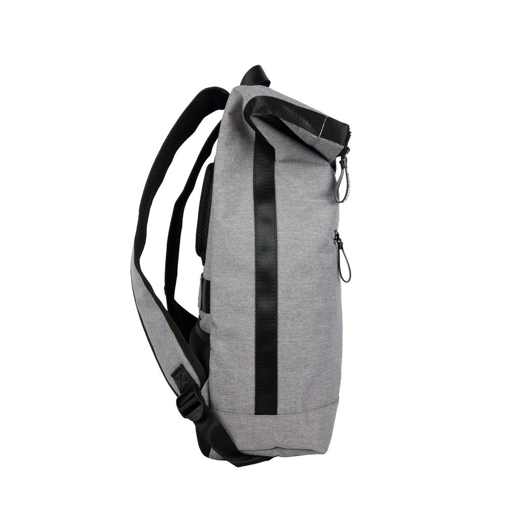 New Rebels Boyan New York Grau 19L Rolltop Rucksack Recyceltes Nylon