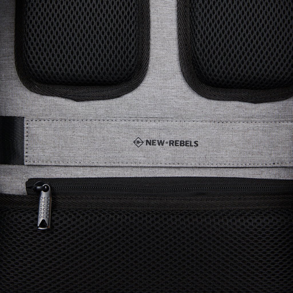 New Rebels New Rebels Boyan  New York Grey 19L Rolltop Backpack Recyled Nylon