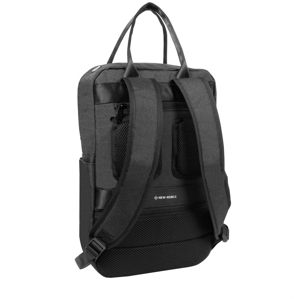 New Rebels Boyan Portland Schwarz 10L Rucksack Recyceltes Nylon