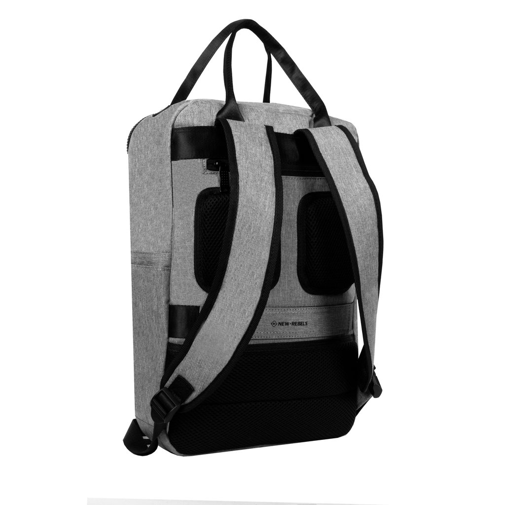 New Rebels New Rebels Boyan Portland Grijs 10L Rugzak Gerecycled Nylon