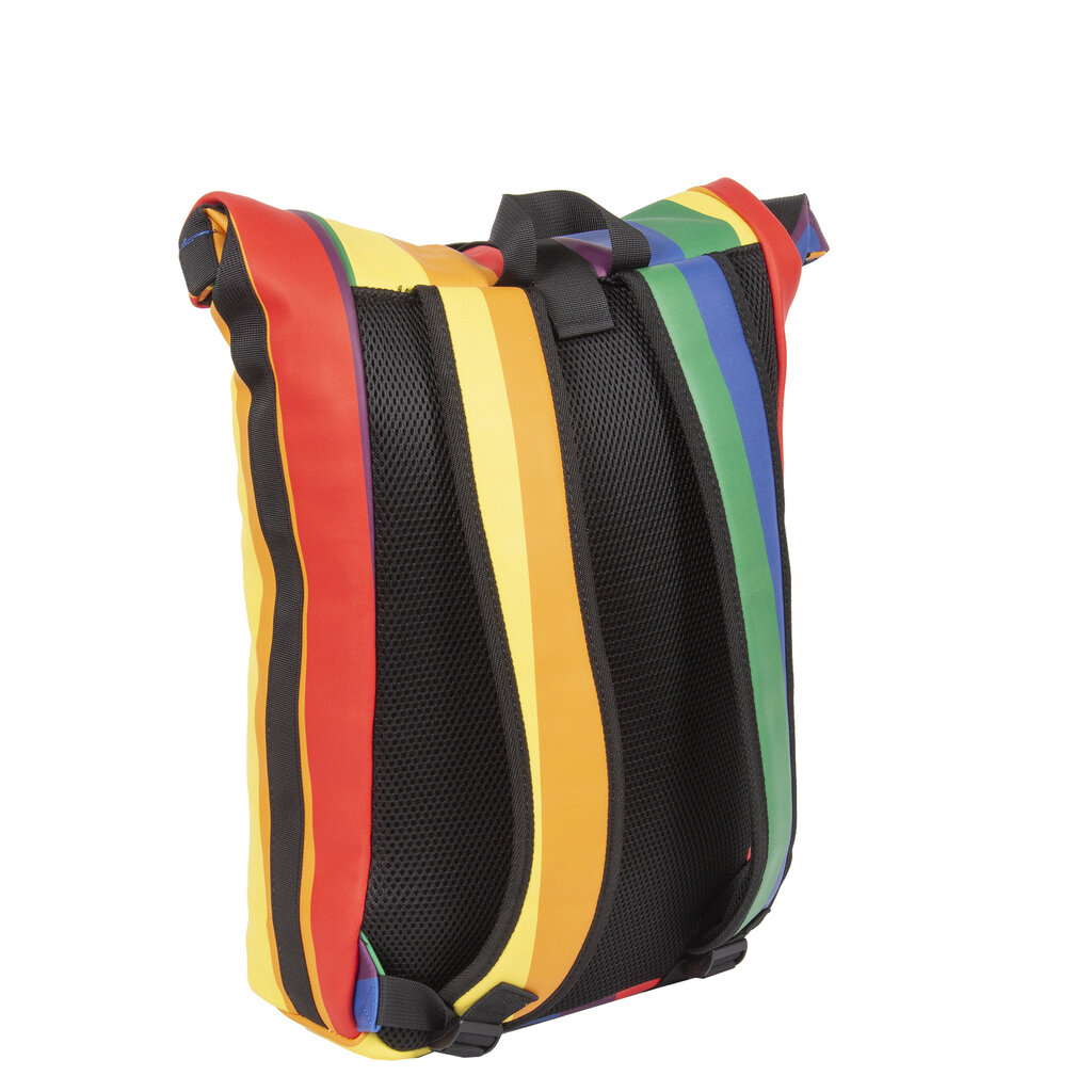 New Rebels New Rebels ® Mart - Rolltop - Rugzak - Waterafstotend  - Regenboog - Rainbow - Large II - Rugtas