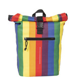New Rebels New Rebels ® Mart - Rolltop - Rugzak - Waterafstotend  - Regenboog - Rainbow - Large II - Rugtas